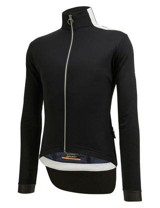 Santini Vega Multi Jacket With Hood - Black