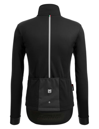 Santini Vega Multi Jacket With Hood - Black