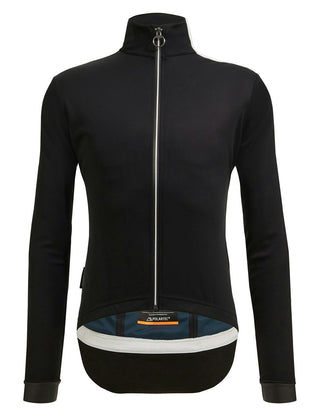 Santini Vega Multi Jacket With Hood - Black