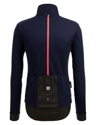 Santini Vega Multi Jacket With Hood - Nautica Blue