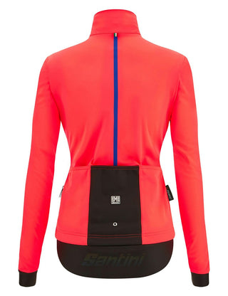 Santini Vega Multi Jacket Women's With Hood - Granatina Pink