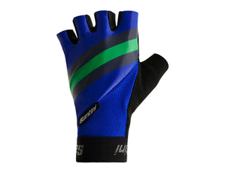 Santini Bengal Gel Long Cuff Summer Gloves - Nautica Blue
