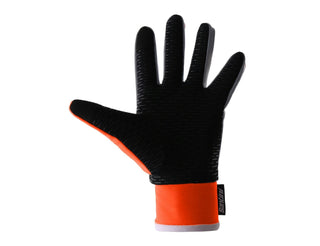 Santini Vega H20 Winter Full Finger Gloves - Fluro Orange
