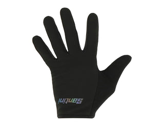 Santini MTB/Gravel Full Finger Gloves - Black