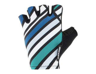 Santini Raggio Cycling Gloves - Silver