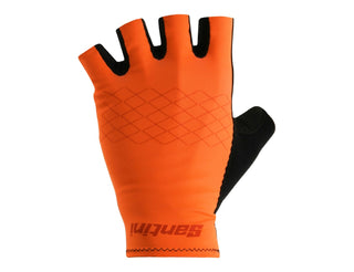 Santini Redux Long Cuff Gloves - Fluro Orange