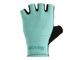 Santini Redux Long Cuff Gloves - Light Blue