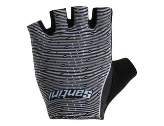 Santini Soffio Half Finger Gloves - White