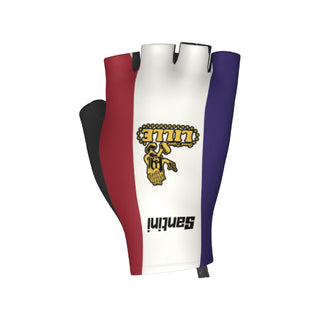 Santini TDF Grand Depart Lille Stage Gloves - Print