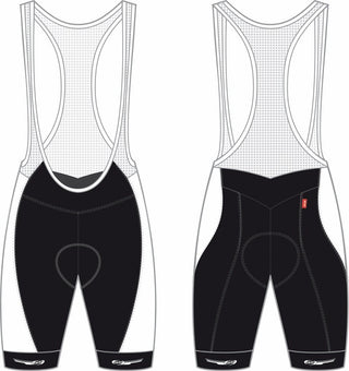 BBB Cycling BBW-216z GirlTech Bib Shorts - Black/White