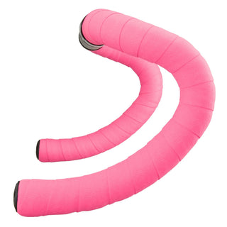 Supacaz Suave SL Plugs Bar Tape - Neon Pink