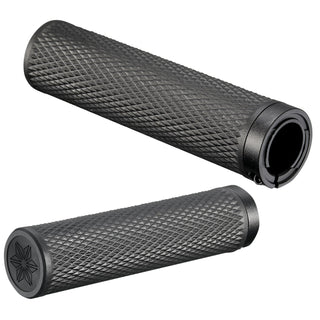Supacaz Diamond Kush Mountain Bike Grip 129.3MM - Black