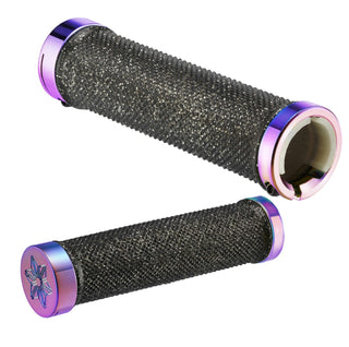 Supacaz Diamond Kush AM 129.3MM - Black + Oil Slick Rings
