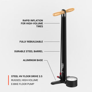 Lezyne Steel HV Floor Drive 3.5