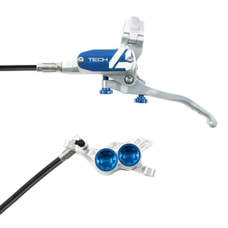 Hope Tech4 E4 Brake Rear Black Cable - Silver/Blue