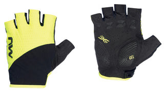 Northwave Fast Short Finger Gloves - Yellow Fluro/Black