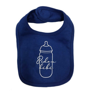 The Vandal Bidon Bebe Baby Bib - Navy