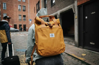 The Vandal Roll-Up Backpack - Mustard