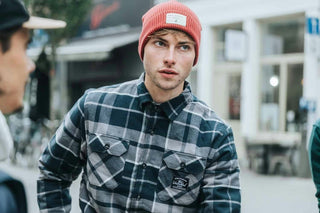 The Vandal Lumberjack Long Sleeve Men's Jersey - Navy