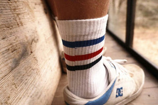 The Vandal Casual Track/Vintage Socks - White