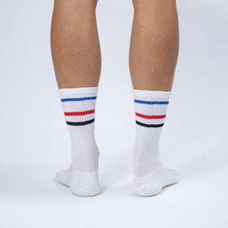 The Vandal Casual Track/Vintage Socks - White