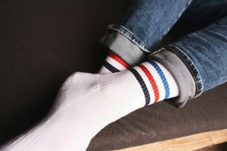 The Vandal Casual Track/Vintage Socks - White