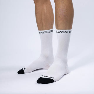 The Vandal VNDL Logo Performance Socks - White