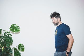 The Vandal De Hel Men's Eco Short Sleeve T-Shirt - Navy