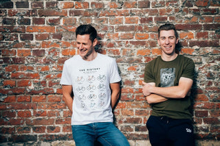 The Vandal History Of The Bicycle 2.0 Men's Eco Short Sleeve T-Shirt - Cream