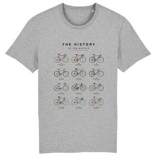 The Vandal History Of The Bicycle 2.0 Men's Eco Short Sleeve T-Shirt - Grey