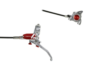 Hope Tech 4 X2 FM Brake Rear Black Cable - Silver/Red