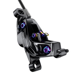 SRAM Disc Brake G2 Ultimate, Carbon Lever, Rainbow Hardware, Reach, SwingLink, Contact, Gloss Black Rear 2000mm Hose (includes MMX Clamp, Rotor/Bracket sold separately) A2