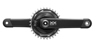 SRAM Crankset Powermeter XX Eagle Spindle Q174 CL55 DUB MTB Wide 170mm Black 2-guards 32t T-Type (BB and BB DUB spacers are not included)
