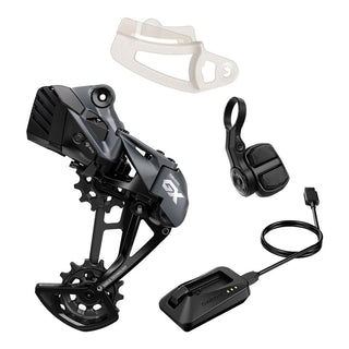 SRAM GX Eagle AXS Upgrade Kit (Rear derailleur with protector - Battery - POD Controller w/discrete Clamp - Powerlock - Charger/Cord - Chain Gap Tool - SRAM Multitool)