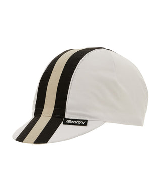 Santini Summer Cycling Cap - White/Black