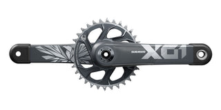 SRAM Crankset X01 Eagle DUB 12s 175 w DM 32T X-SYNC 2 Chainring Lunar Polar Black (DUB Cups/Bearings not included) C3