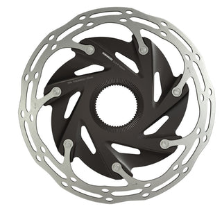 SRAM Rotor Centerline X Road 2 Piece CenterLock 140mm Black Rounded (includes internal tooled lockring)