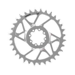 SRAM Chain Ring T-TYPE Eagle 34T Steel DM 3mm Offset Eagle (including 8 bolts) Silver - Eagle 90
