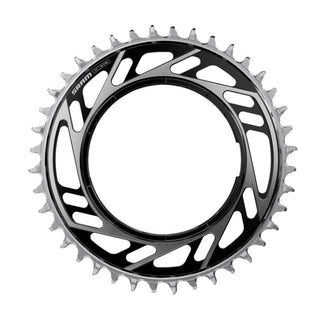 SRAM CHAIN RING ROAD 44T THREADED MOUNT X-SYNC 6.5MM OFFSET RED E1 BLACK/SILVER (including thread back up pin for chainring)