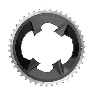 SRAM CHAIN RING ROAD 43T 94BCD 2X12 RIVAL WIDE BLACK WITH COVER PLATE
