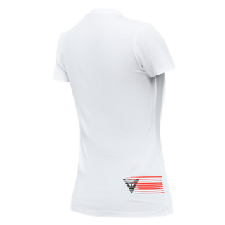 Dainese Casual Logo Lady T-Shirt - White/Black