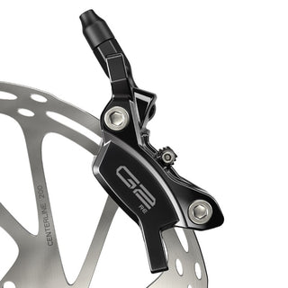 SRAM Disc Brake G2 RE (Reach -E-MTB) Guide Aluminum Lever Code 4Piston Caliper Gloss Black Rear 1800mm Hose (Rotor/Bracket sold separately)A2