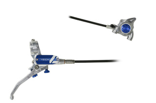 Hope Tech 4 X2 FM Brake Front Black Cable - Silver/Blue