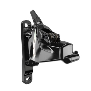 SRAM Shift/Hydraulic Disc Brake Force AXS D2 Stealthamajig - Unicorn Grey w/Laser Foil - connected Front Brake/Left Shift 1300mm w/ Flat Mount 20mm SS Hardware (Rotor sold separately)