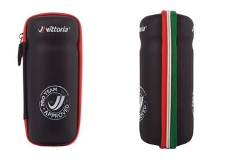 Vittoria Zip Case Italian Flag - Black