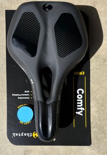Chaptah Comfy Ergo Gel Saddle 161MM - Black