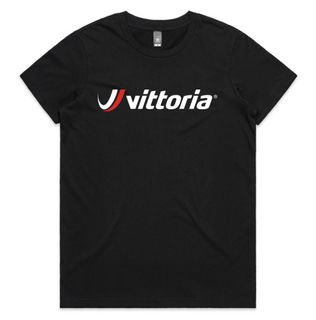 Vittoria Ladies Short Sleeve T-Shirt - Black