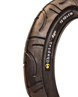 Chaptah Ago Tyre 12 1/2x2 1/4 - Black