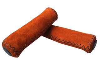Chaptah Leather City Handlebar Grip - Brown