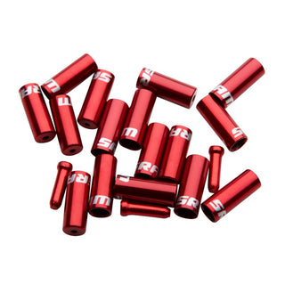 SRAM Ferrule Kit - Aluminum Red - includes Shift 4.0mm Qty 10 - Brake 5.0mm Qty 6 - Cable Tip Qty 4